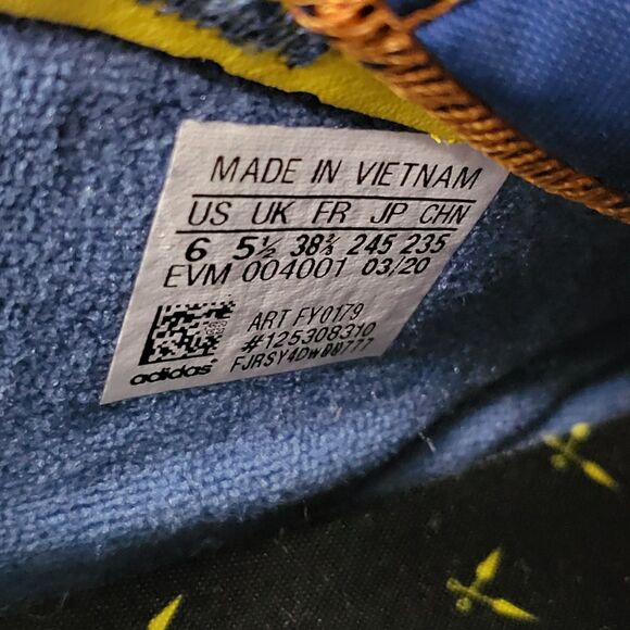 ADIDAS X  NINJA Nite Jogger Mens 6 Time In Sneakers Orange Amber Tint Q47199 - Picture 9 of 12